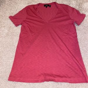 Theory Coral V Neck Top